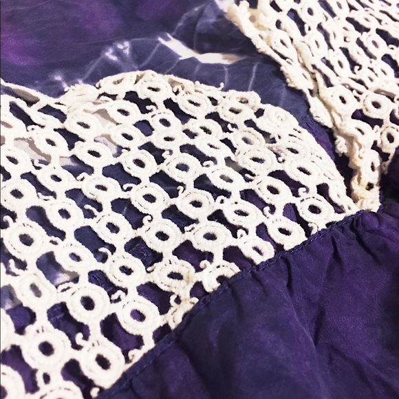 Calypso St.Barth ๐ฏ%SILK Crochet Lovely Tunic Top - Picture 4 of 13